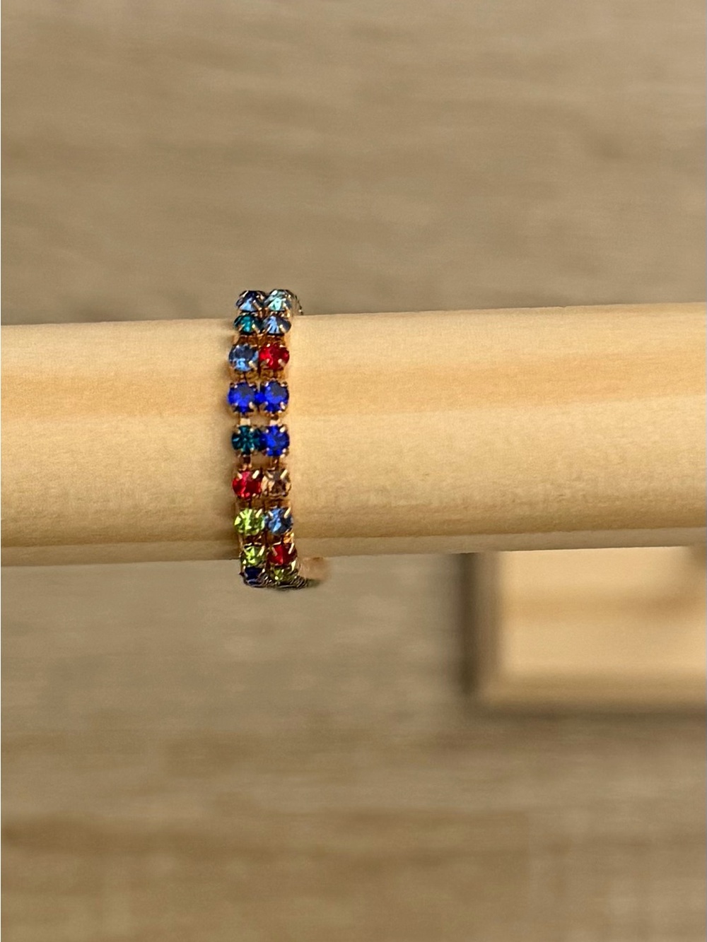 5-Piece Silver Tone Rhinestone Bracelet Bundle | Infinity, Heart & Crystal NWOT - Picture 5 of 7